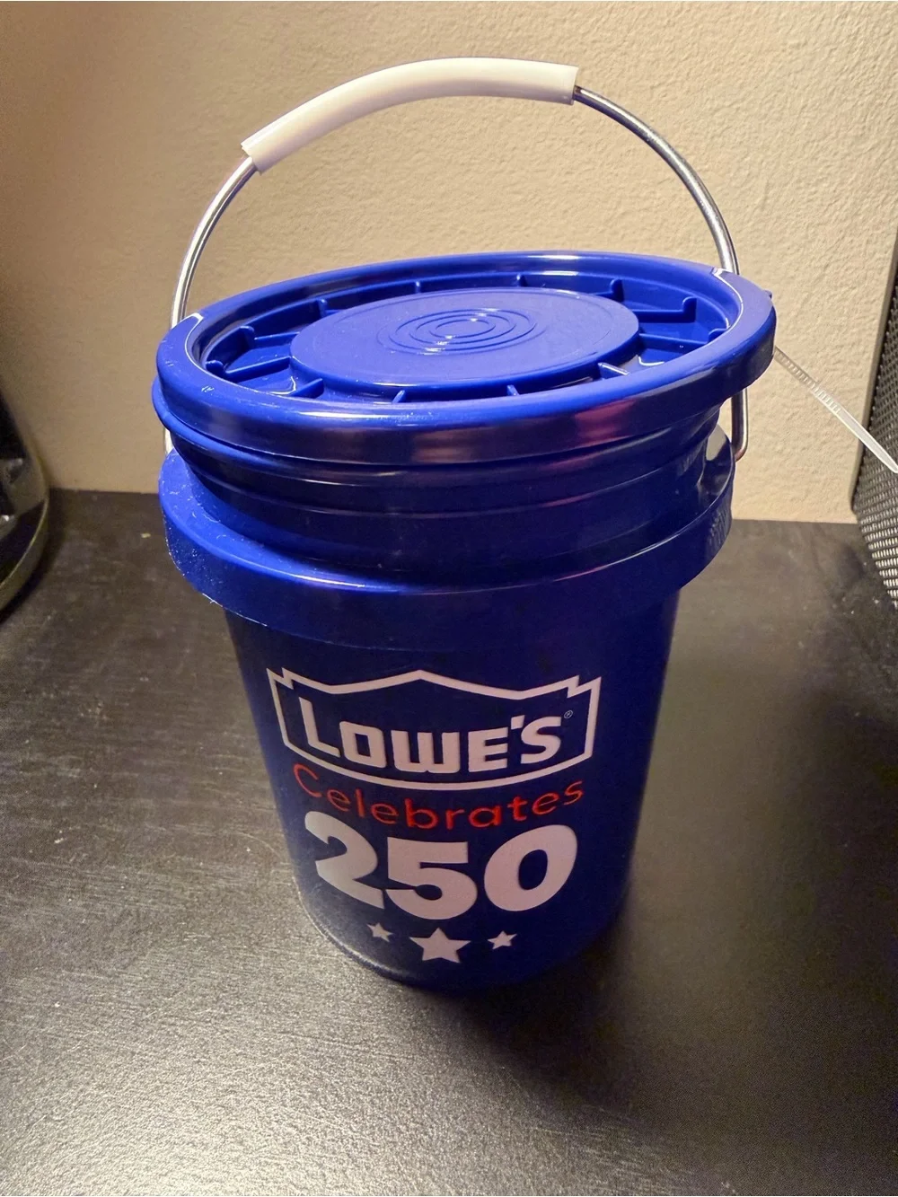 Lowe’s Blue  MINI 250 Celebrates Party Bucket with Handle
